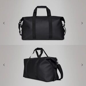 Rains Hilo Weekend Black Duffel Bag